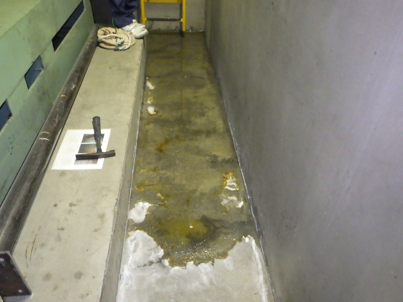 滋賀県内某化学メーカー地下ピット内水漏れ調査業務